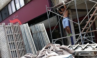 宏明鷹架台北鷹架工程實績照片01