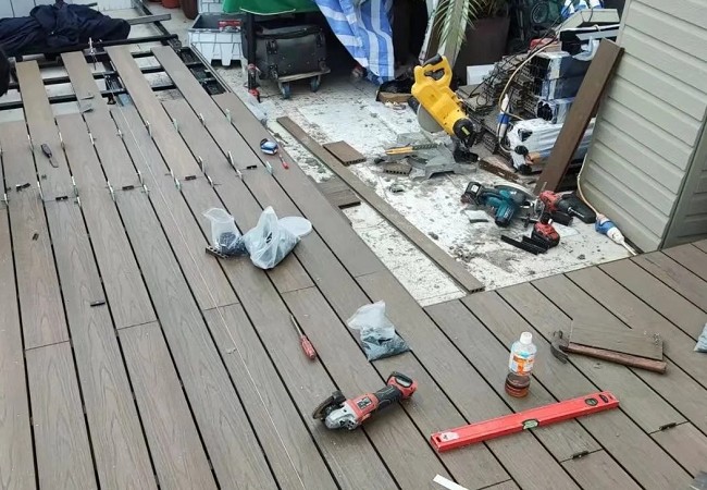 957塑木高雄戶外露台塑木應用